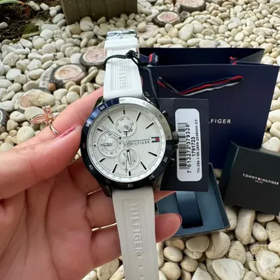 Tommy Hilfiger Bank Chronograph White Dial Men’s Watch
