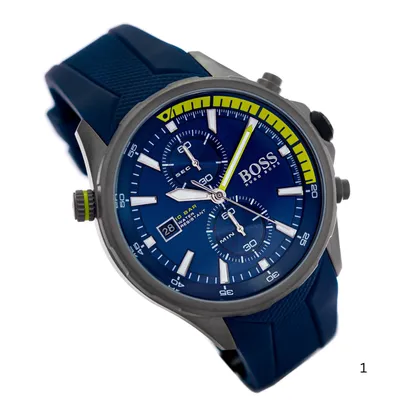 Hugo Boss Globetrotter Blue Dial Watch for Men 