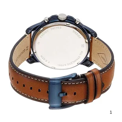 Fossil Grant Chronograph Blue Dial Men's Watch