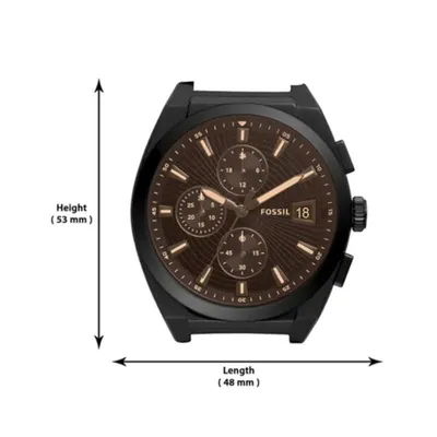 Fossil Everett Chronograph Brown Lather Men's Watch - My Watch