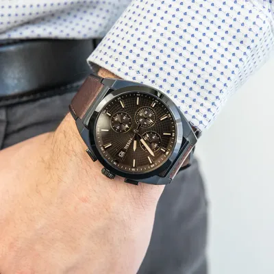 Fossil Everett Chronograph Brown Lather Men's Watch