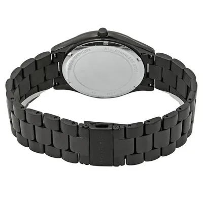 Michael Kors Slim Runway Black Dial Men's Watch