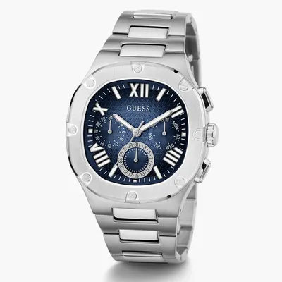 Guess Bradfield Silver Tone Multi-function Men's Watch