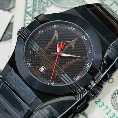 Maserati Potenza Analog Black Dial Men's Watch