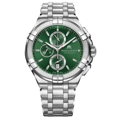 Maurice Lacroix Aikon Chronograph Blue Dial AI1018-SS002-630-1 Men's watch