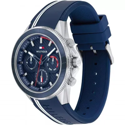 Tommy Hilfiger Navy Silicone Men's Multi-function Watch