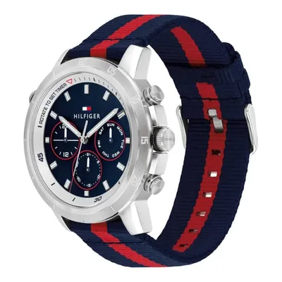 Tommy Hilfiger TROY MEN'S NAVY DIAL RECYCLED Watch 