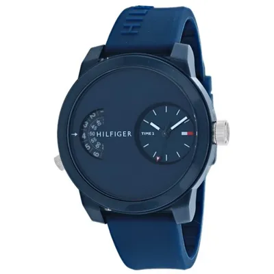Toimmy Hilfger Men's Watch Denim Sport Dual Time