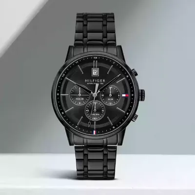 Tommy Hilfiger Kyle Multifunction Black Dial Men's Watch
