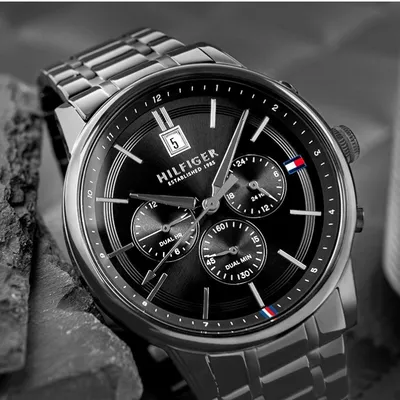 Tommy Hilfiger Kyle Multifunction Black Dial Men's Watch