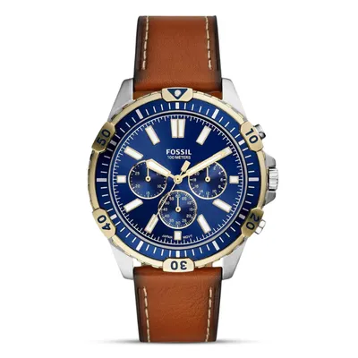 Fossil Garrett Chronograph Blue Dial Men's Watch