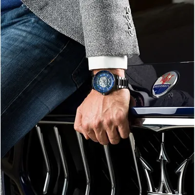 Man mechanical Maserati Sfida watch 