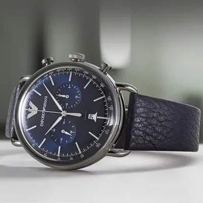 EMPORIO ARMANI Aviator Chronograph Quartz Watch