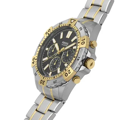 Fossil - Garrett Chronograph Stainless Steel Men's Watch