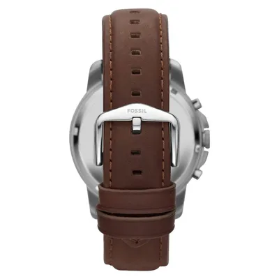 Fossil Grant Chronograph Brown Leather For Men's