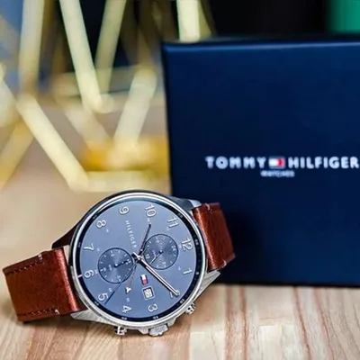 Tommy Hilfiger West Chronograph Grey Dial Watch For Men 