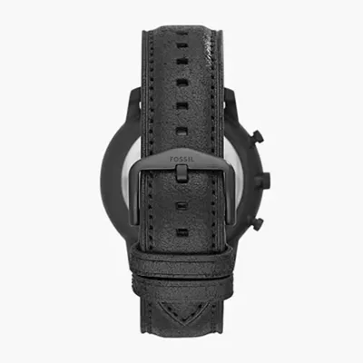 Fossil Neutra Chronograph Black Leather Watch
