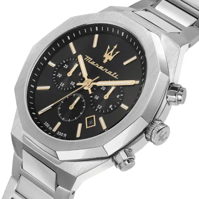 MASERATI Men's Steel  Chronograph Watch