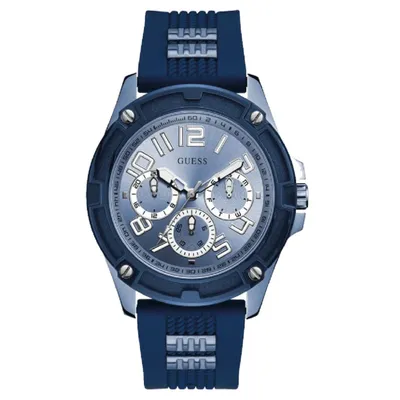Guess Delta Blue Silicone Men's Watch