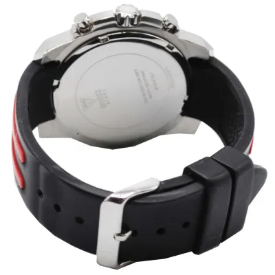 GUESS Men's Chronograph Quartz Watch with Silicone Strap 