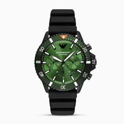 Emporio Armani Chronograph Green Dial Men’s Watch