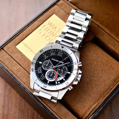 MICHAEL KORS Brecken Chronograph Black Dial Men's Watch