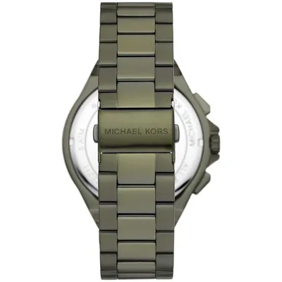 Michael Kors Lennox Chronograph Olive Stainless Steel Watch