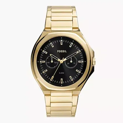 Evanston Multifunction Gold-Tone Stainless Steel Watch