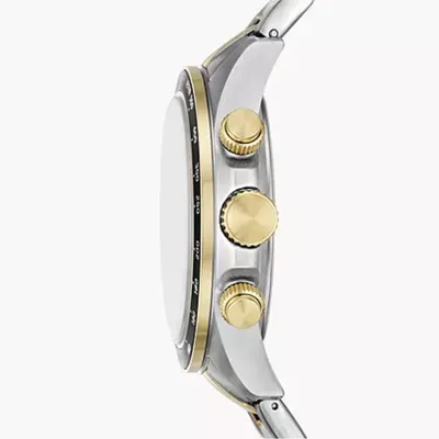 FOSSIL Autocross Multifunction Two-Tone Stainless Steel Watch