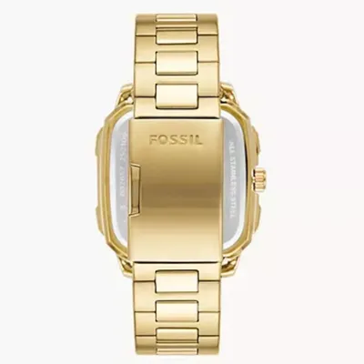 Fossil Multifunction Gold-Tone Stainless Steel Watch