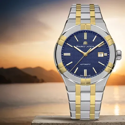 Maurice Lacroix Aikon Automatic Blue Dial Two-Tone Stainless Steel watch