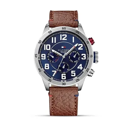 Tommy Hilfiger Trent Multifunction Leather Belt Watch