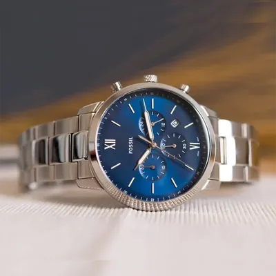 Fossil Neutra Chronograph Quartz Blue Dial Men's Watch