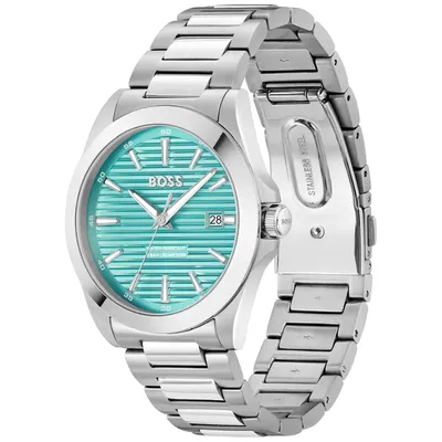 Hugo Boss Turquoise Strike Light Blue Men's Watch 