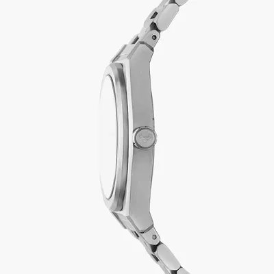 Emporio Armani Silver Tone Federico Silver blue Watch