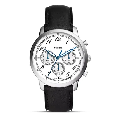 Fossil Neutra Chronograph Black Leather Watch