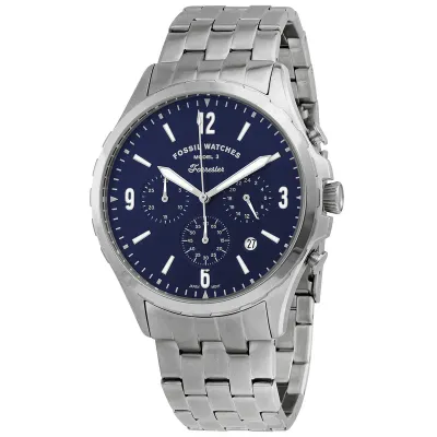 Fossil Forrester Chronograph Stainless Steel Watch