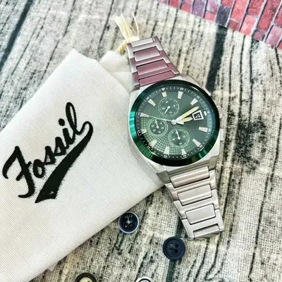 Fossil Everett Chronograph Green Dial Men's Watch