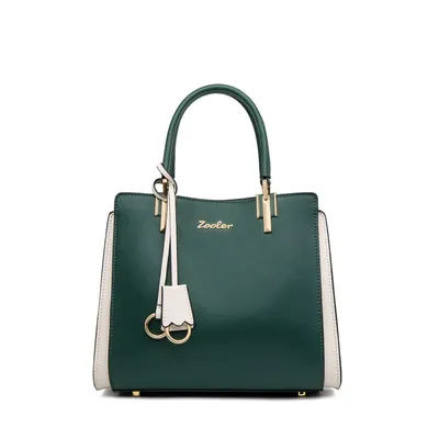 Fashionable genuine leather shoulder bag 