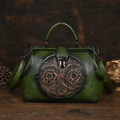 Bold Embossed Colorful Fashion Bag