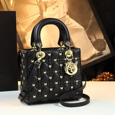 Trendy Sheepskin Crossbody Handbag