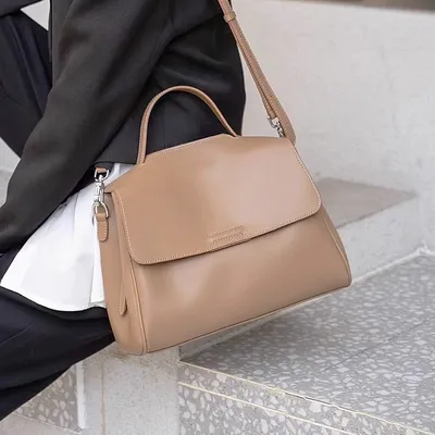  Trendy Genuine Leather Large Capacity Tote Bag