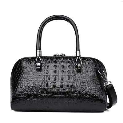 Elegant Crocodile Pattern  Handbag