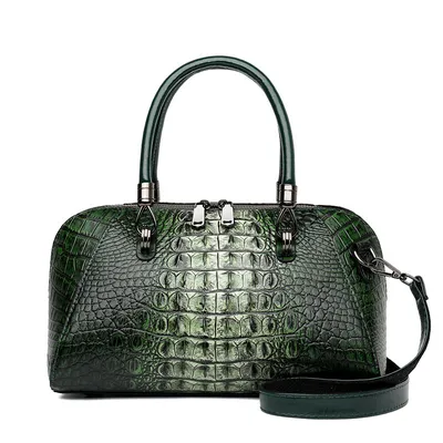 Elegant Crocodile Pattern  Handbag