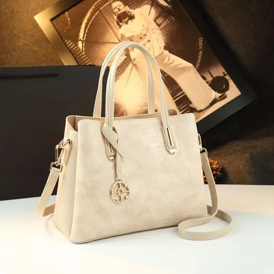 Versatile Crocodile Pattern Handbag