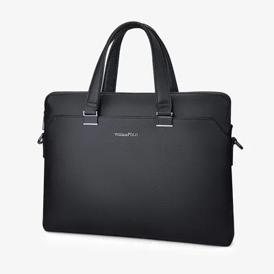 Willaim Polo Cowhide Laptop Briefcase