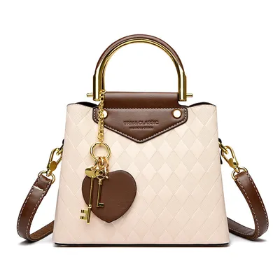 Elegant Diamond Plaid Bag
