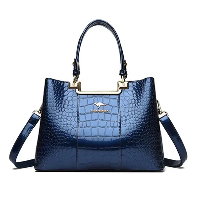 Modern Glossy Shoulder Bag Women