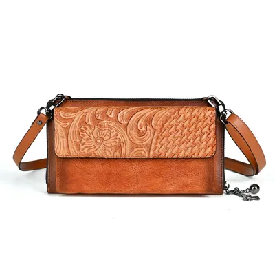 Retro Crossbody Wallet Bag