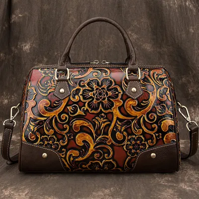 European & American Style Cowhide Handbag